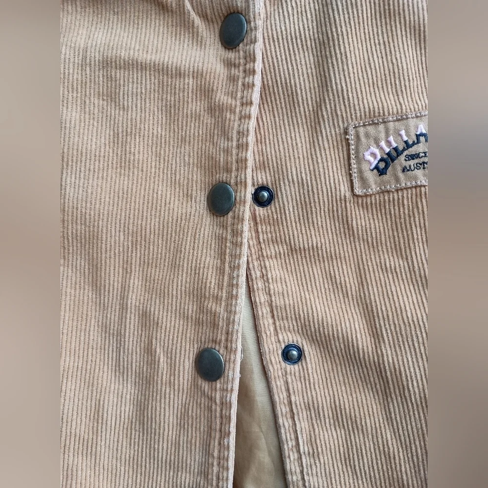 Billabong Women's Tan Corduroy Jacket_Small - Picture 5 of 10